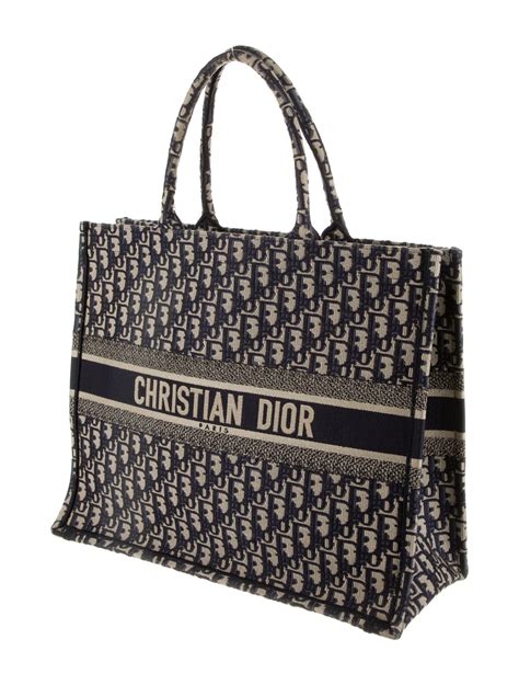 christian Dior blue tote